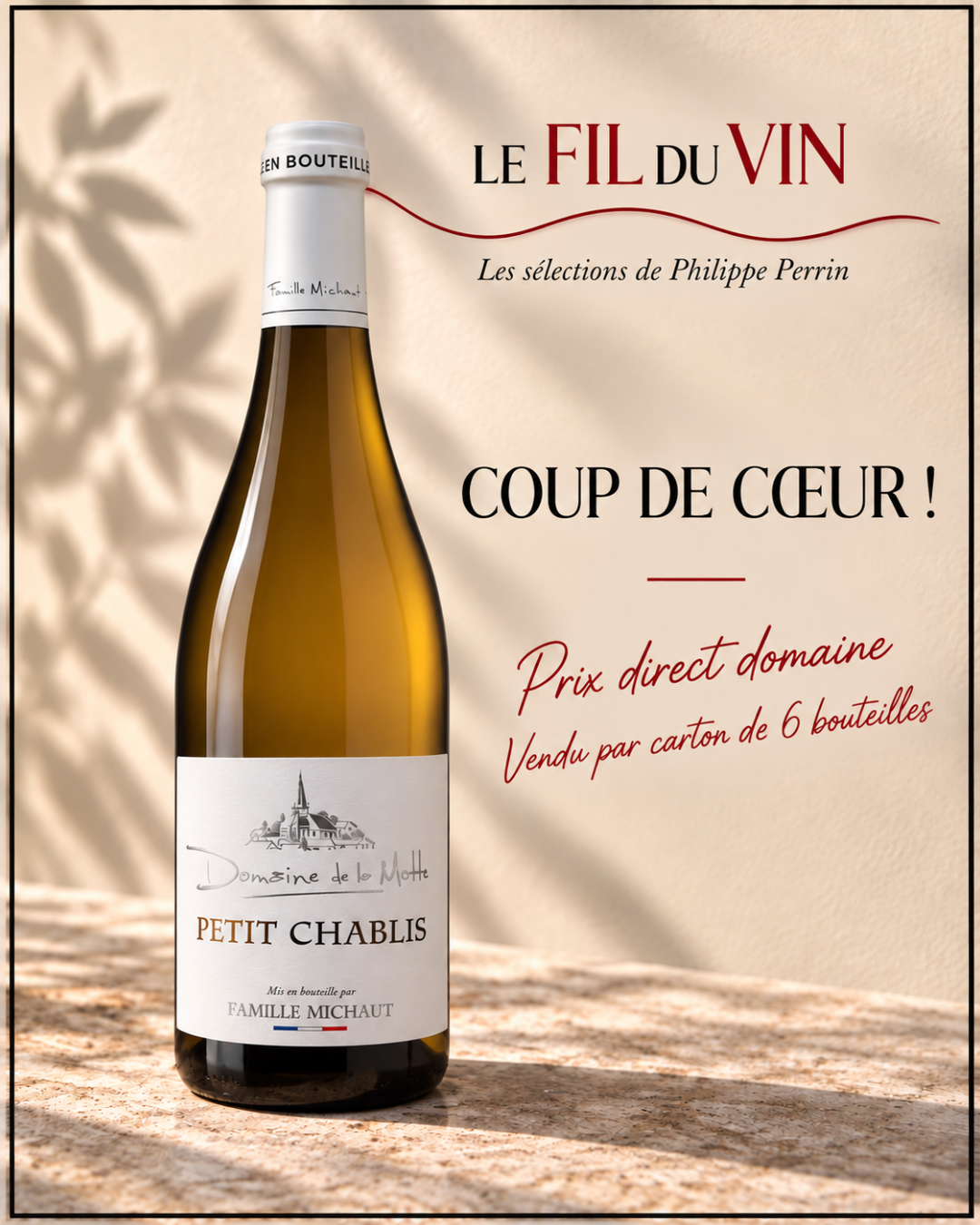 Petit Chablis 2024 - Domaine de la Motte
